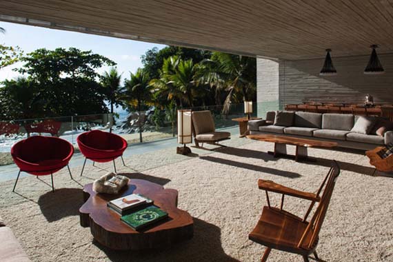 Beach House Design, Luxury Beach House Design, by Marcio Kogan, Beach House Picture
