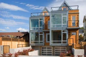 Alki Townhouses, Two Townhouses Design