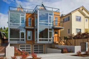 Alki Townhouses, Two Townhouses Design