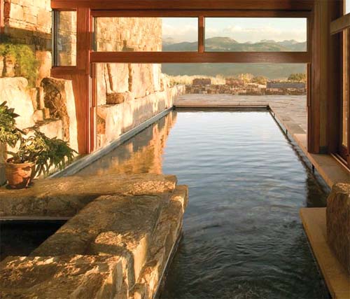 Brick House Design, House Design with Watercourse, Vail Valley Residence