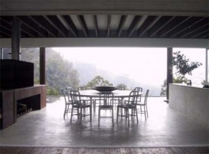 Kangaroo's Open Dining Room, Kangaroo Valley House, Holiday House Design, Minimalist House Design