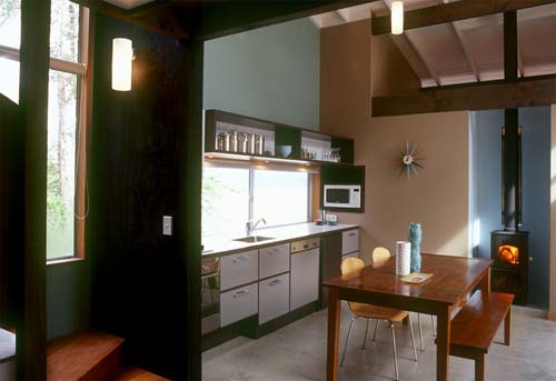 Kitchen Dining Room, Love Shack House, Beach House Design , Minimalist Beach House Design 