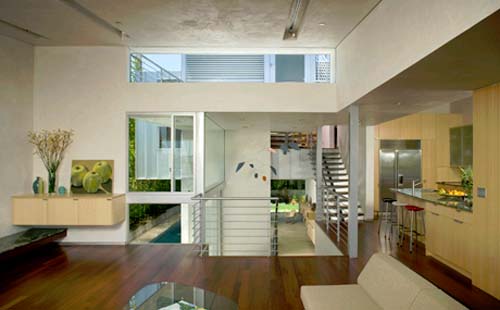 Lower Floor Interior, Panorama House Design
