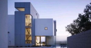 Modern House Design, Eexposed Concrete Block Construction