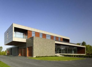 Modern Riverhouse, Niagara River House, Modern House Design