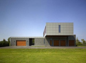 Modern Riverhouse, Niagara River House, Modern House Design, Stone House design