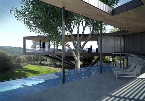 Exterior Design, Napa River House