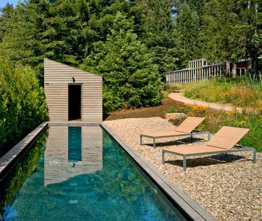 Sebastopol Residence, California Residence, Wooden House Design, Landscape House Design
