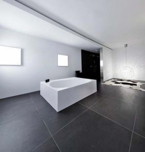 Bathroom-S House in Breda, Modern House with Basement-Office by Grosfeld Van der Velde Architecten