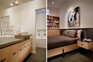 Bed Room-Madrona Live-Work by Tyler Engle Architects