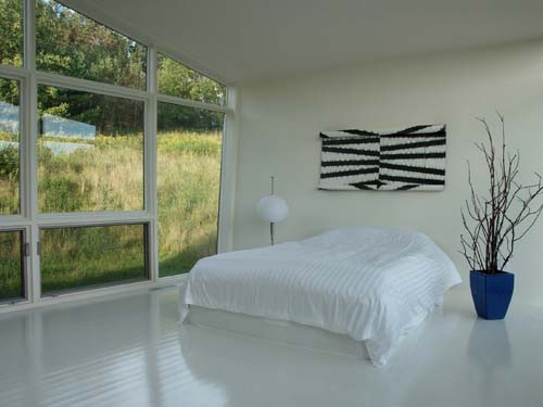 Bedroom-Weekend House in Stephentown by David Jay Weiner Architect