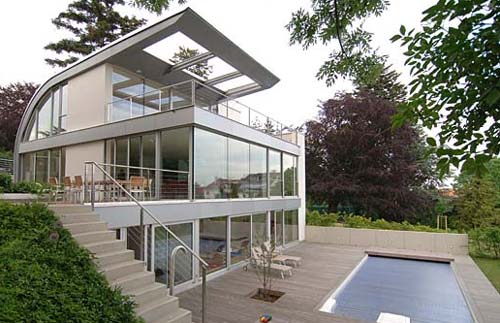 Corner View-D House Design by Zechner & Zechner Zt Gmbh