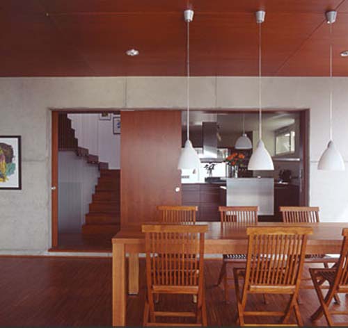 Dining Room-G House, Family House Design