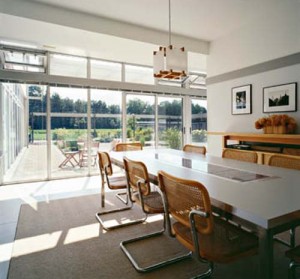 Dining Room-Woodside House Design by Dubbeldam Design Architects