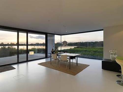 Interior-S House in Breda, Modern House with Basement-Office by Grosfeld Van der Velde Architecten