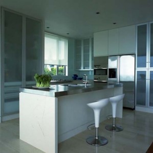 Kitchen Room-Luxury Lake House Design