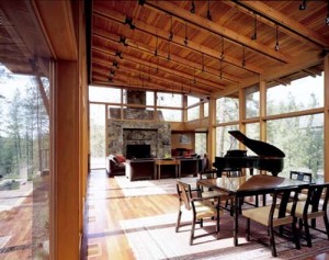 Living Room-Ridge House Design