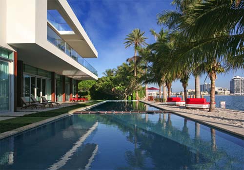 Open Pool-La Gorce Estate, Miami Beach House Design by Touzet Studio