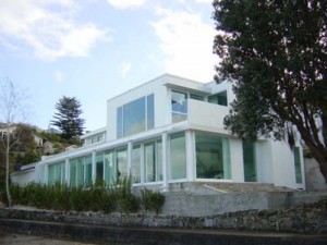 White Pavilion,Projecting Flat Roof Planes