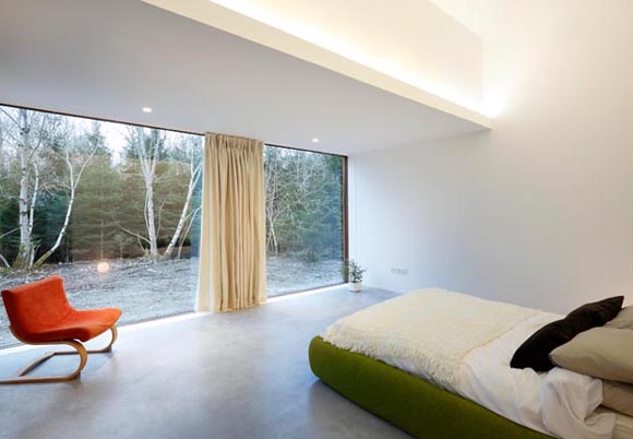Bedroom view of Farm House in BallymahonLongford by Odos Architects1 Farm House in Ballymahon, Longford by Odos Architects