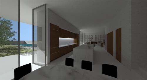 Concept House A, Minimalist House Concept, Dining Room view