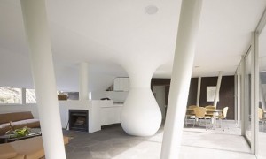 Kitchen and Dining Room view, Cape Schanck House, Beach House Design