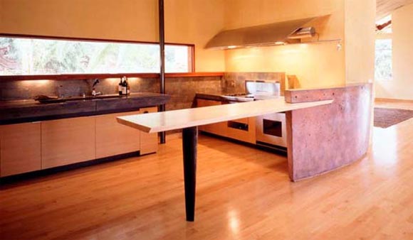 Kitchen view of DEL MAR House Two Level House in California by Cheng Design DEL MAR House, Two Level House in California by Cheng Design