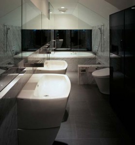 Kt House, House with Luxury Interior by Baqueratta - Bathroom view