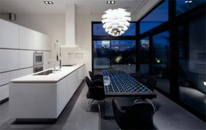 Kt House, House with Luxury Interior by Baqueratta - Kitchen, Dining Room view