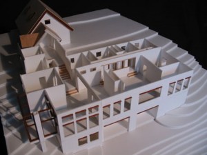 Model Cutaway,Au Sable River Residence