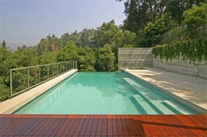 Pool view - Carter Poolhouse by Bruce Bolander Architect