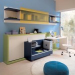 Creating Functional Kids Study Room with Folding Bed