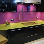 Modern bright color kitchen design and furniture