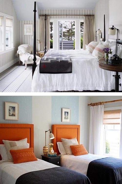 Beach House Bedroom Interior - Home Design Style